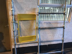 New 1.8m Bay Ladder Access Gate Kit