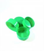 Plastic Tube End Caps - Green