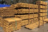 Used 32ft x 16ft Kwikstage Run c/w New Timber Battens