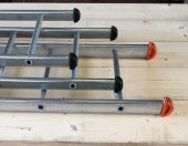 New 8.0m Single Section Zintec Steel Ladder