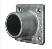 Square Wall Plate Tube Clamp 48.3mm OD - Size 4