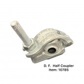 New Scaffold Fittings - Drop Forged Plated Half Coupler With Hole