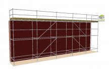 New 12.5m x 4.5m Cuplok Run c/w New Scaffold boards