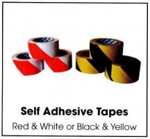 Black / Yellow Self Adhesive Tape 50mm x 33m