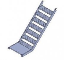 New 1.5m Alloy Cuplok Staircase