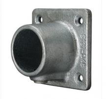 131S Square Wall Plate Tube Clamp 33.7mm OD - Size 2
