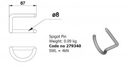 Pigs Tail Joint Pins - Each