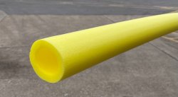 Pack of 10 Foam Tube Sleeve - Yellow