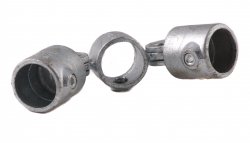 167 Double Inline Swivel Tube Clamp 33.7mm OD - Size 2