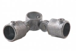 168 Corner Swivel Tube Clamp 48.3mm OD - Size 4