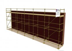Used 48ft x 16ft Kwikstage Run c/w New  Galvanised Steelstage