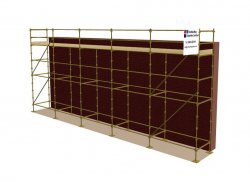 Used 40ft x 16ft Kwikstage Run c/w New Galvanised Steelstage