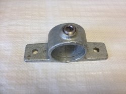 198 Fixing Bracket Double Sided Tube Clamp 26.9mm OD - Size 1