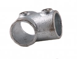 101 Reducing Short Tee Tube Clamp - Size 4 to Size 3