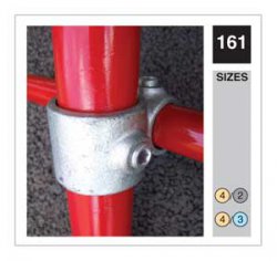 161 Offset Crossover Reducing Clamp Size 4 to Size 2