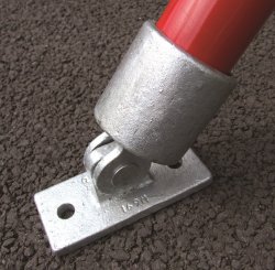 169 Swivel Locating Flange Tube Clamp 42.4mm OD - Size 3