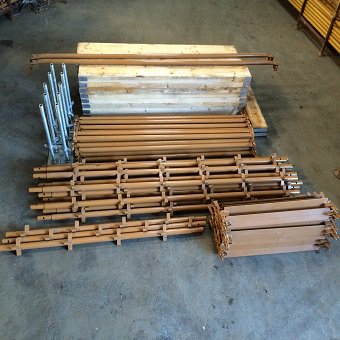 New 40ft x 16ft Kwikstage Run c/w New Timber Battens