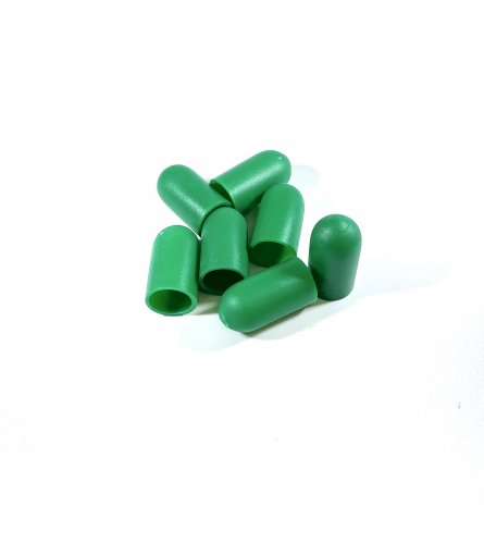 1000 nos Fitting Bolt Protector/Cap - Green