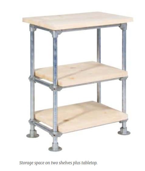 Kitchen Side Table Kit Scaffolding, Kitchen Side Table With Stools