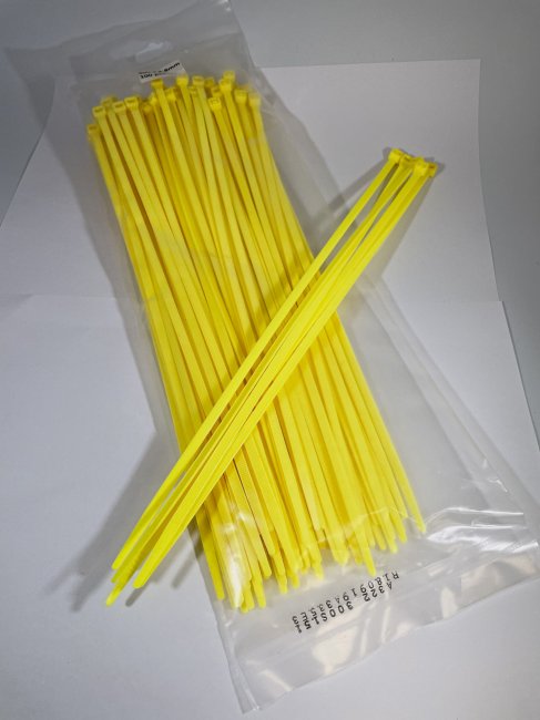 Medium Ty-Wrap 300 x 4.8mm - Yellow