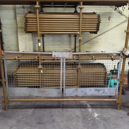 Used Galvanised Kwikstage Loading Bay Gates - Pair