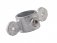 167M Double Male Inline Swivel Tube Clamp 42.4mm OD - Size 3
