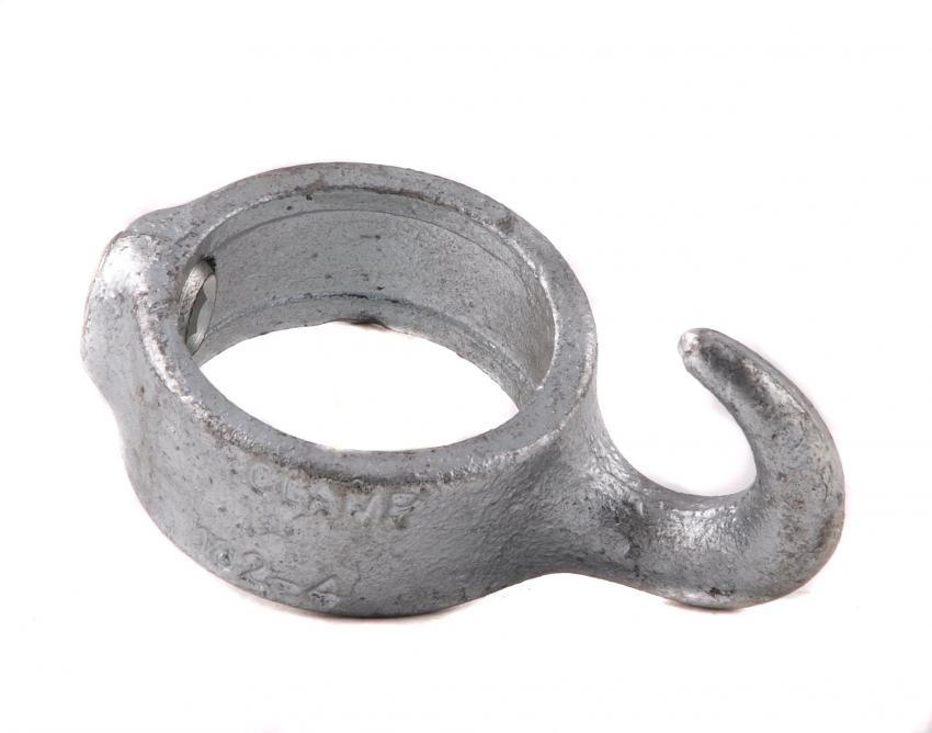 Pipe clamp with hook discount